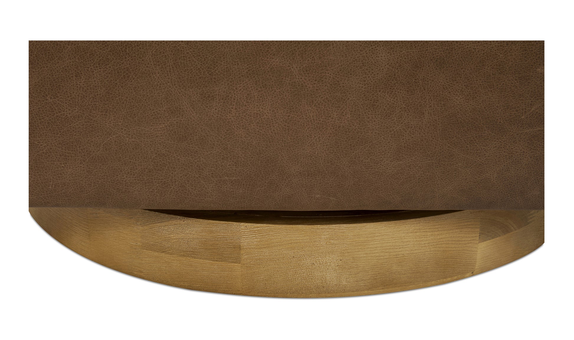 Oscy Leather Swivel Chair Tan.
