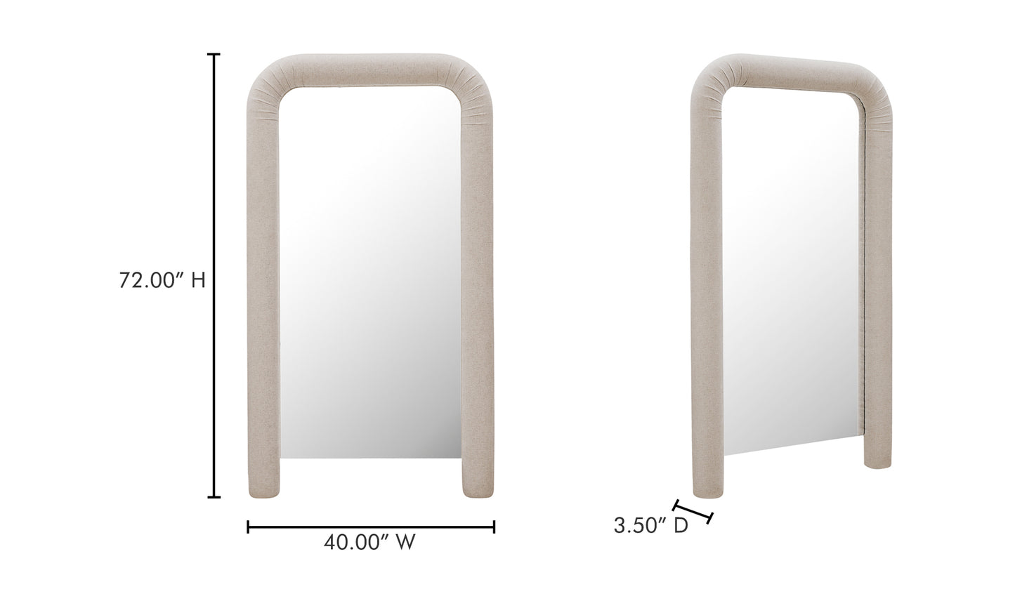 Ellison Mirror Beige