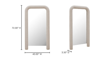 Ellison Mirror Beige