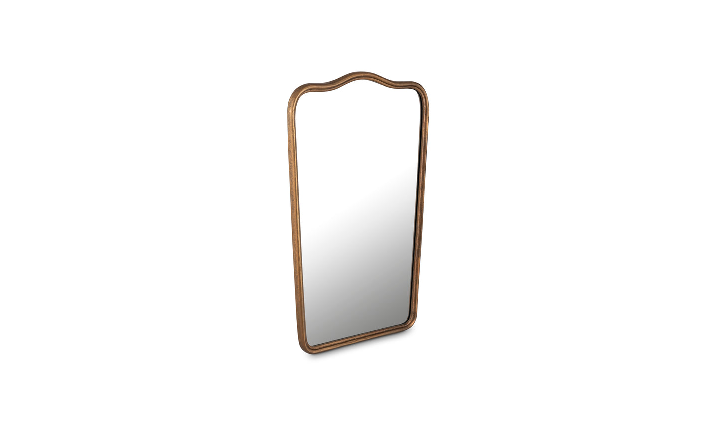 Keyes Mirror Brass