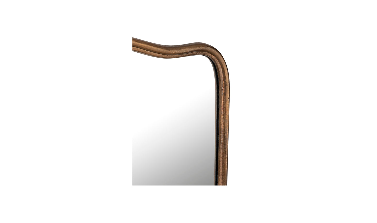 Keyes Mirror Brass