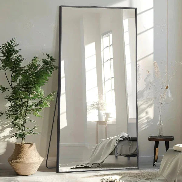 Black Full Length Mirror – Freestanding Floor Mirror