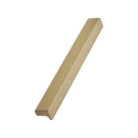 Brushed Brass "Elan" Knob and Drawer Pulls.