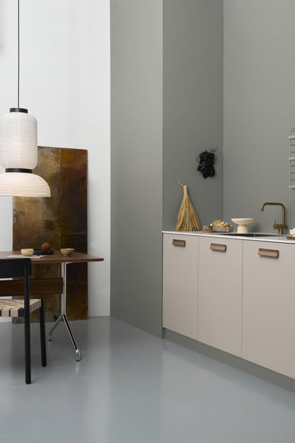 Brushed Bronze "Leaf" Tab Drawer Pulls