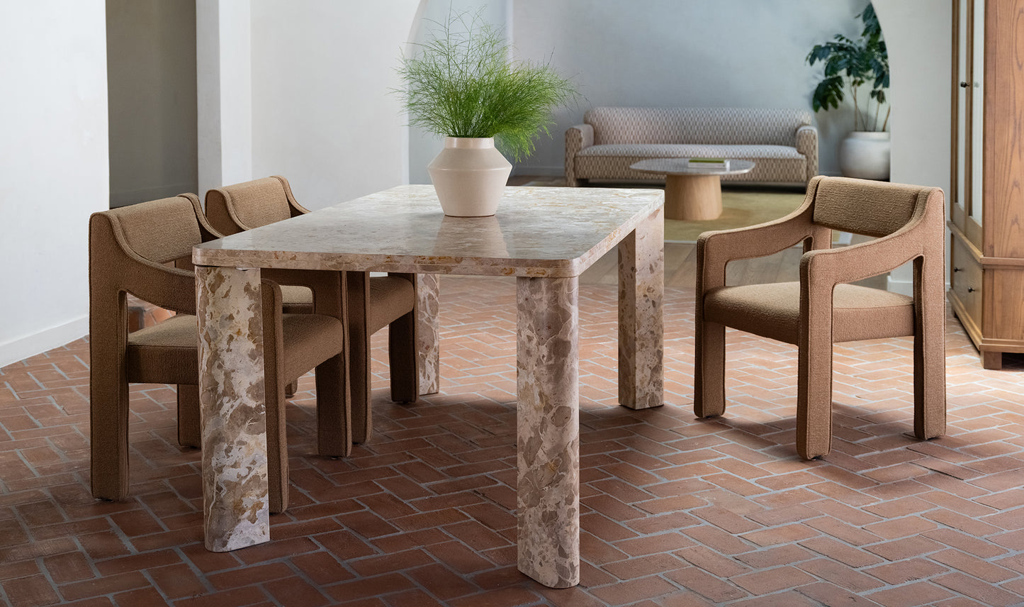 Segment Dining Table Panther Stone Beige