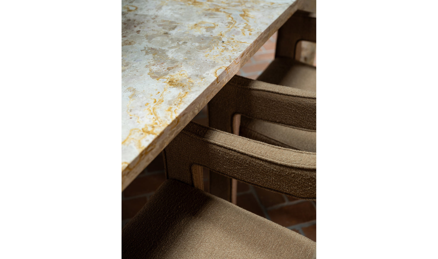 Segment Dining Table Panther Stone Beige