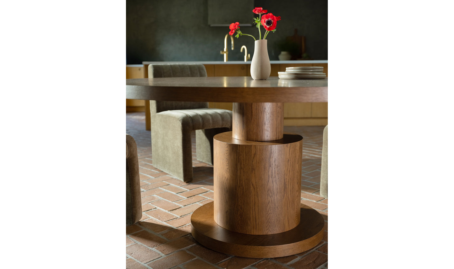 Clayton Dining Table Brown