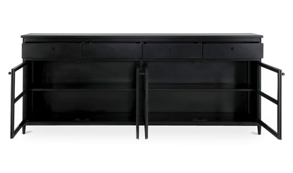 Henry Metal Sideboard Black
