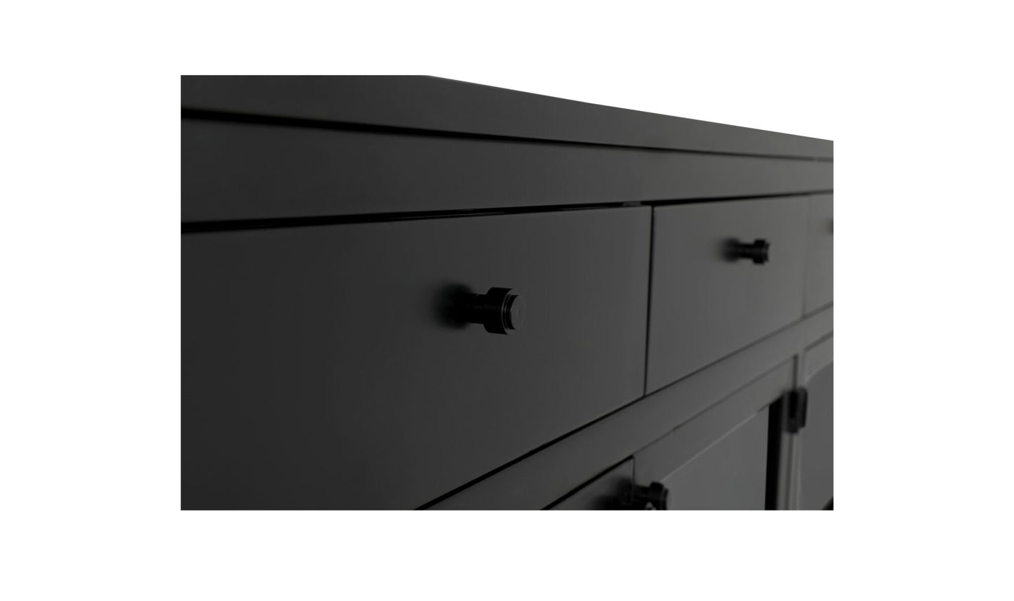 Henry Metal Sideboard Black