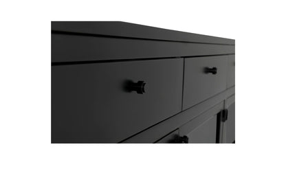 Henry Metal Sideboard Black