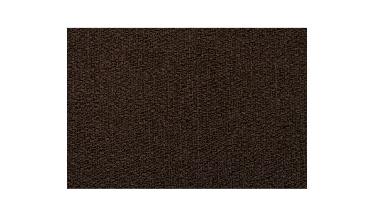 Naomi 3 Piece Wave Modular Sectional Dark Brown