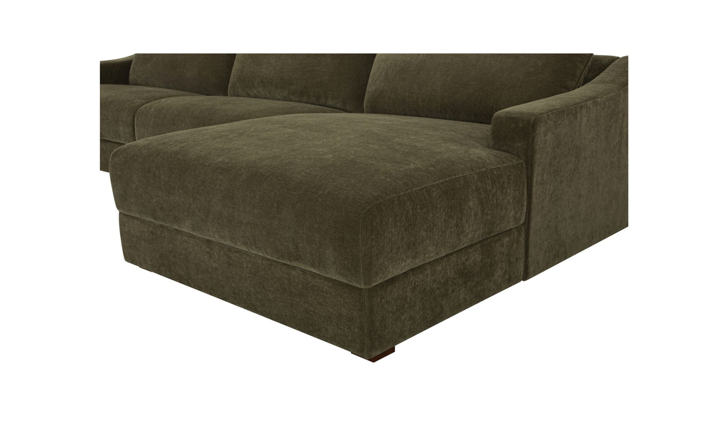 Farrow Sectional Cedar Green Right
