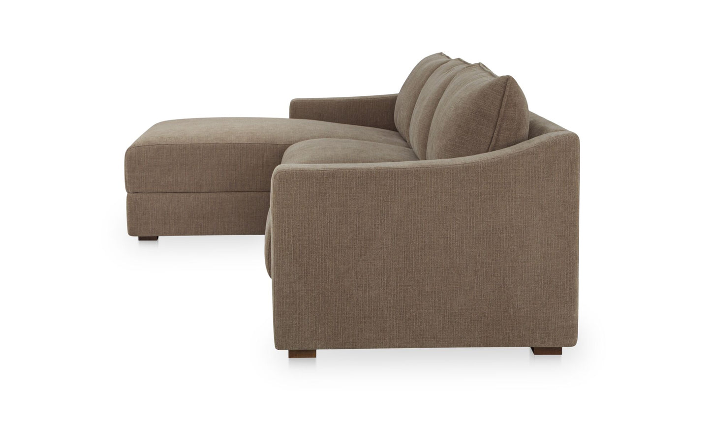 Farrow Sectional Taupe Left