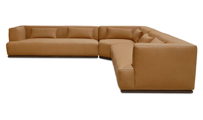 Clove L-Shaped Sectional Tan