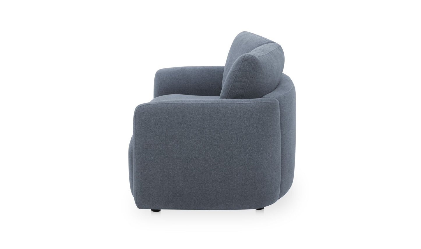 Callie Sofa 68 in. Slate Blue