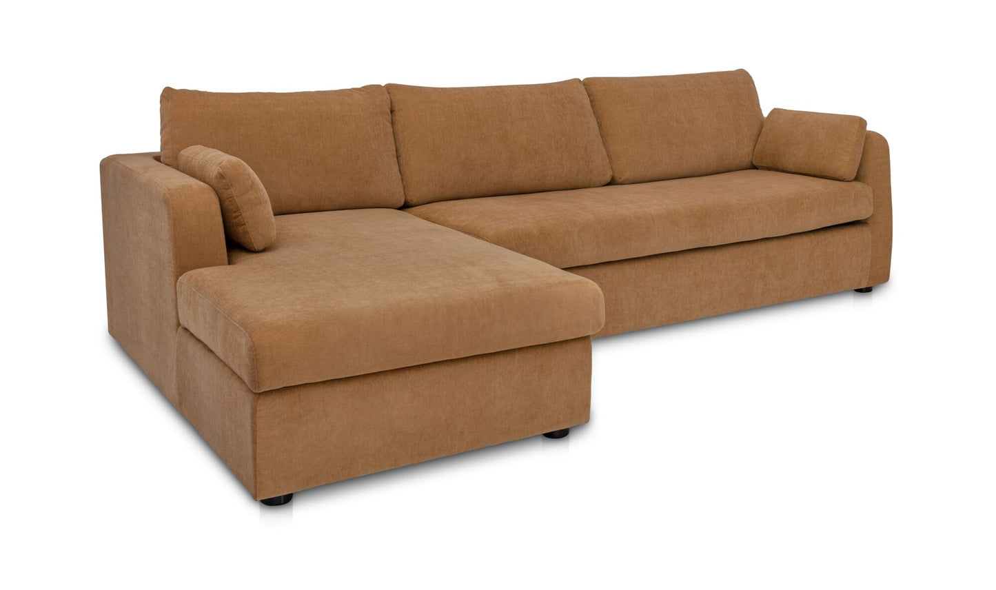 Burrow Sleeper Sectional With Storage Chaise Ginger Left