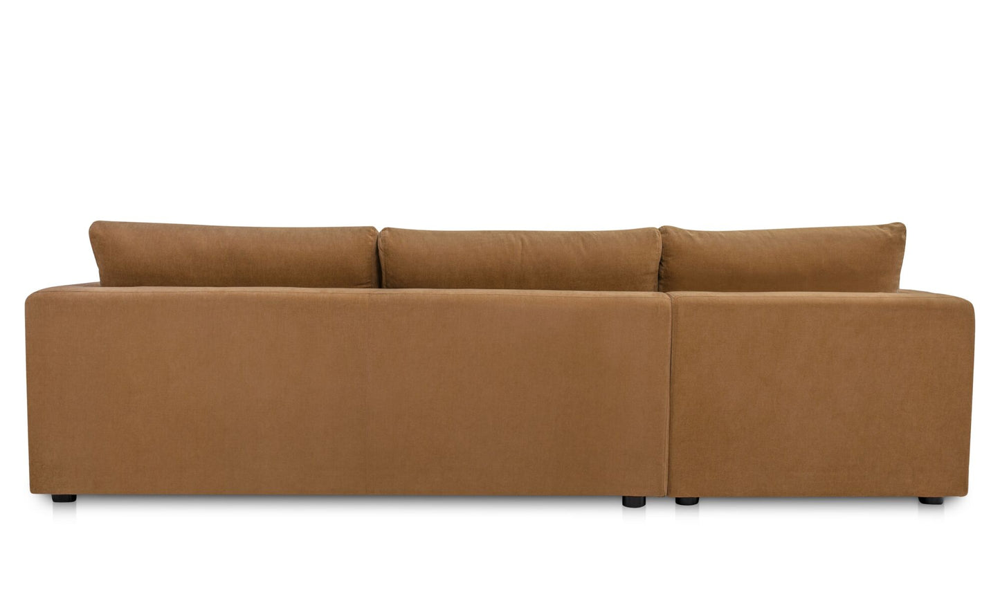 Burrow Sleeper Sectional With Storage Chaise Ginger Left