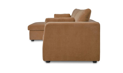 Burrow Sleeper Sectional With Storage Chaise Ginger Left