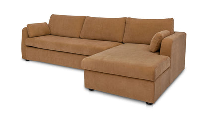 Burrow Sleeper Sectional With Storage Chaise Ginger Right