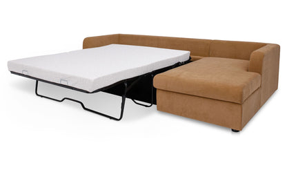 Burrow Sleeper Sectional With Storage Chaise Ginger Right