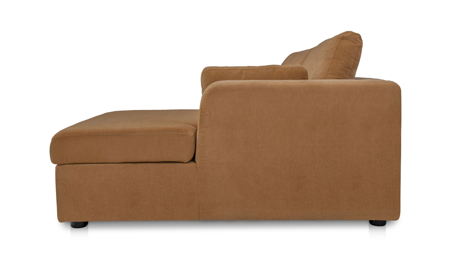 Burrow Sleeper Sectional With Storage Chaise Ginger Right