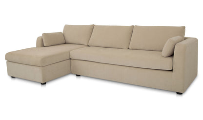 Burrow Sleeper Sectional With Storage Chaise Sand Left