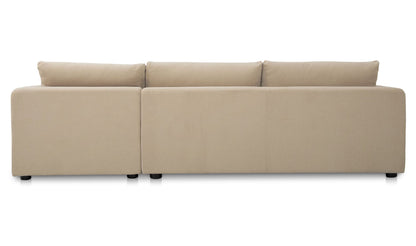 Burrow Sleeper Sectional With Storage Chaise Sand Right