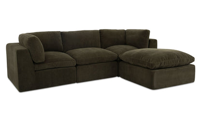 Cates Lounge Modular Sectional Dark Green