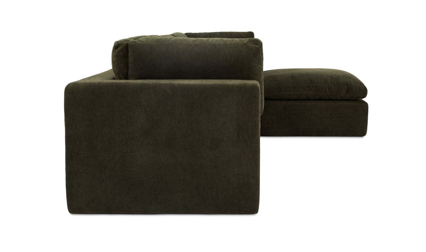 Cates Lounge Modular Sectional Dark Green
