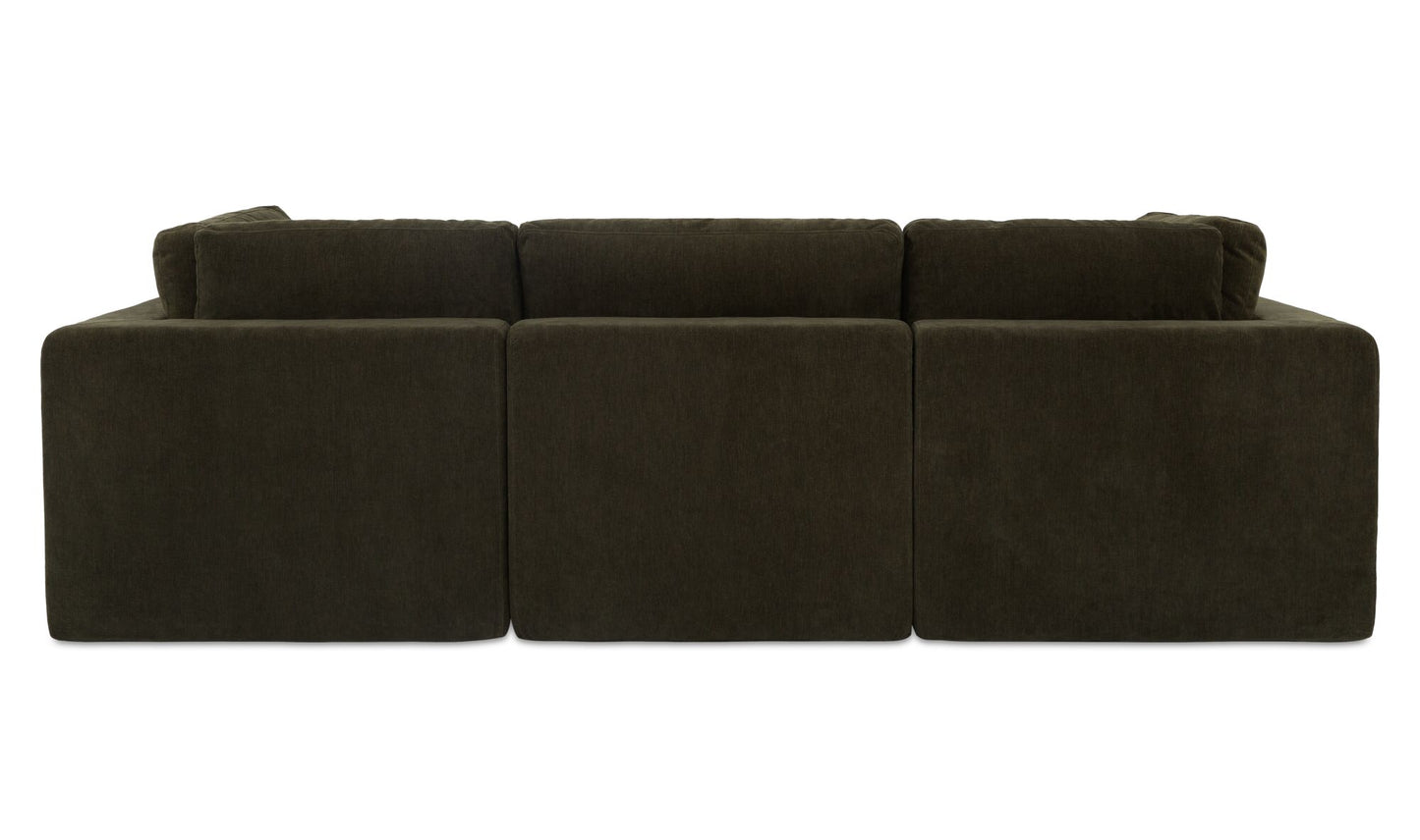 Cates Lounge Modular Sectional Dark Green