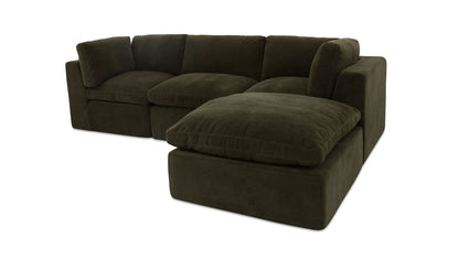 Cates Lounge Modular Sectional Dark Green