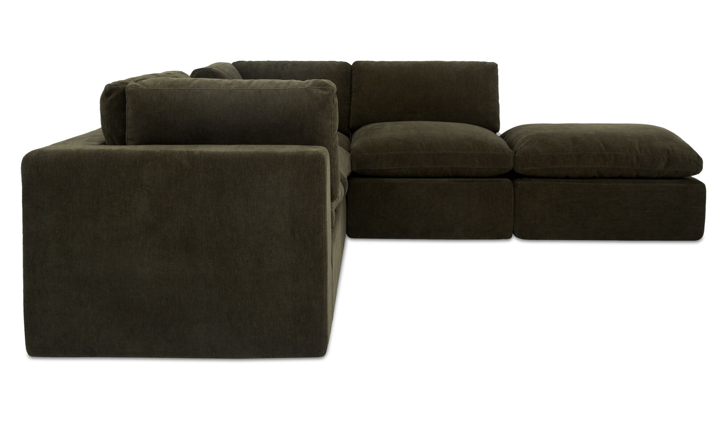 Cates Dream Modular Sectional Dark Green