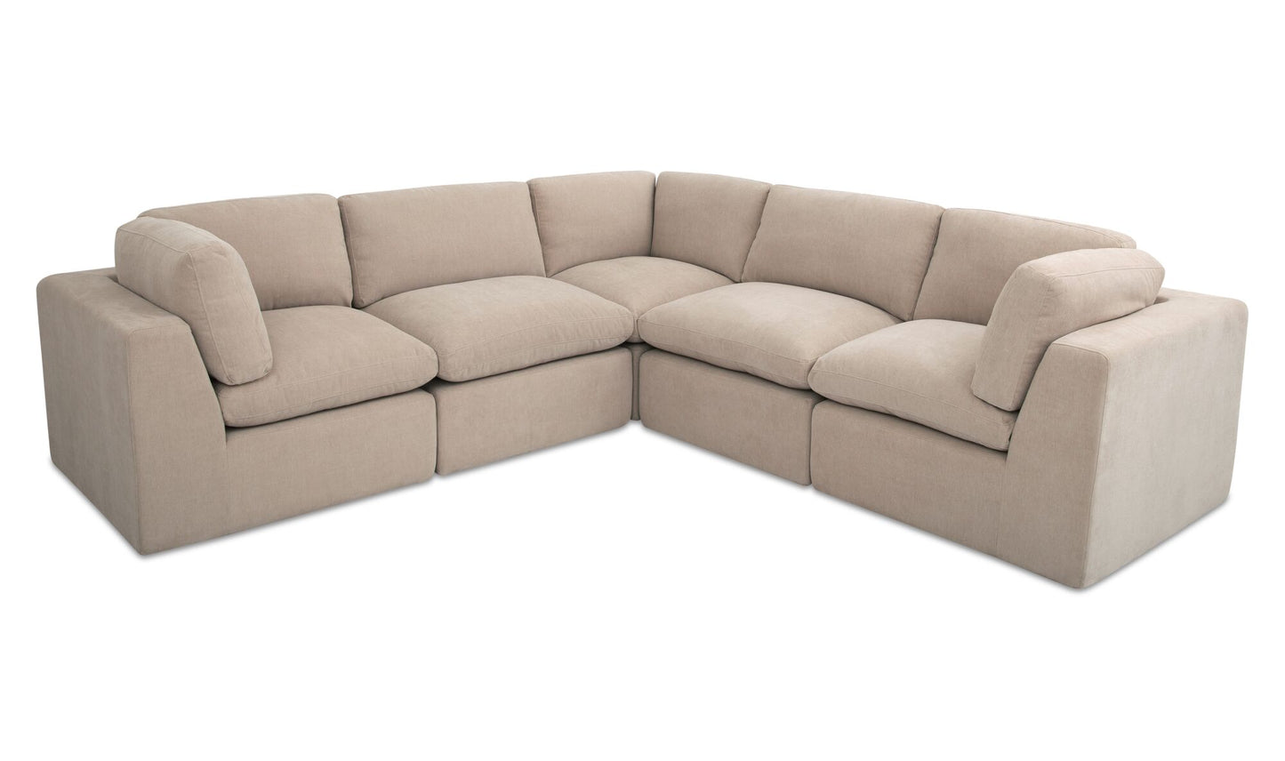 Cates Classic L Modular Sectional Pebble