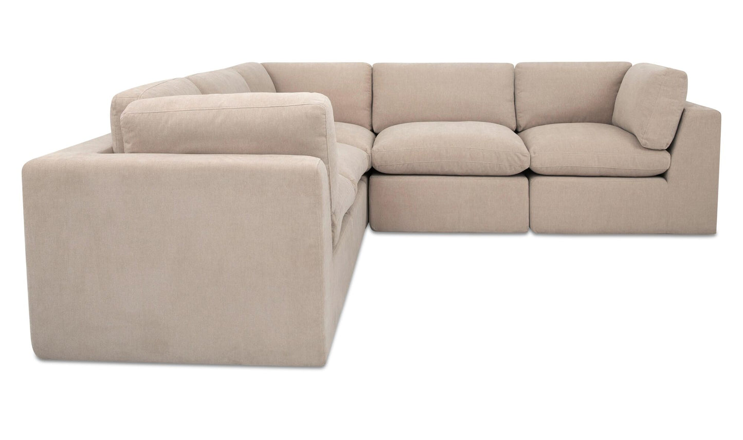 Cates Classic L Modular Sectional Pebble