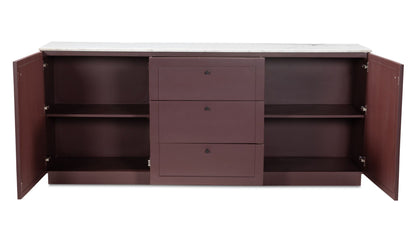Nadine Sideboard Deep Burgundy