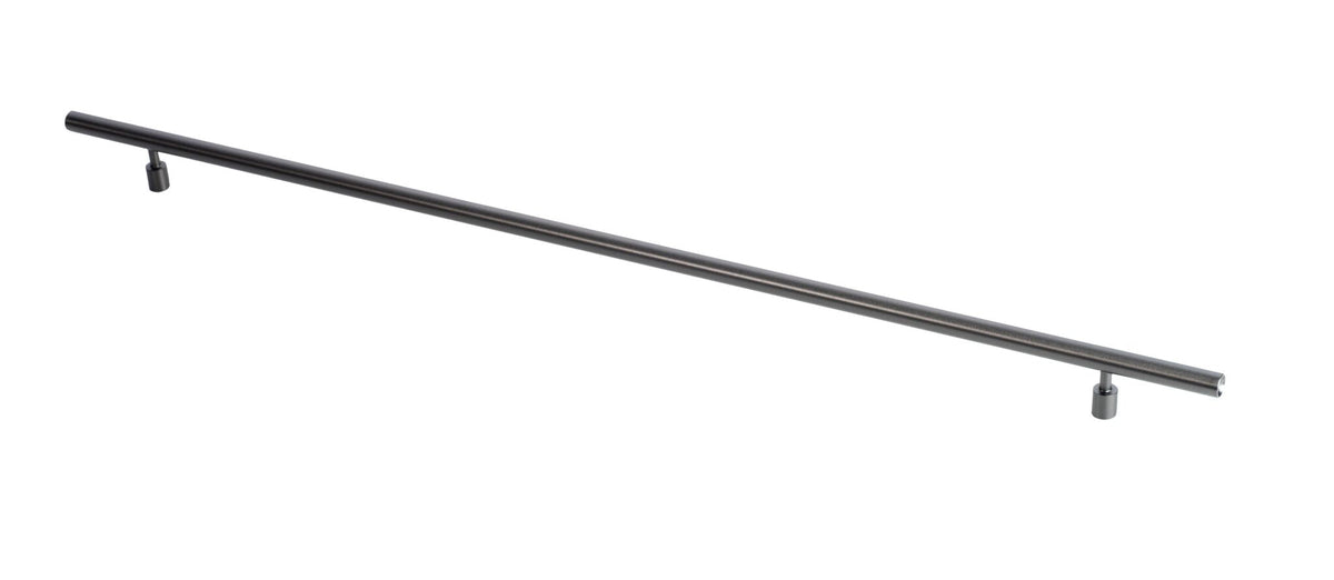 Lew’s Round Bar Series Black Stainless Steel Cabinet Knobs and Pulls.
