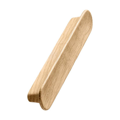 Lacquered Oak Wood "Tuba" Cabinet Knob and Drawer Pulls