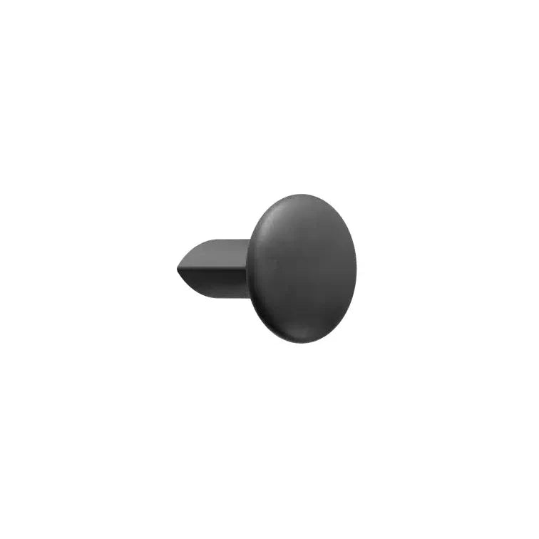 Matte Black "Volumi" Cabinet Knob and Drawer Pull.