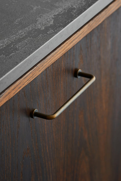 Dark Bronze "Lounge" Cabinet Knob and Wire Drawer Pulls