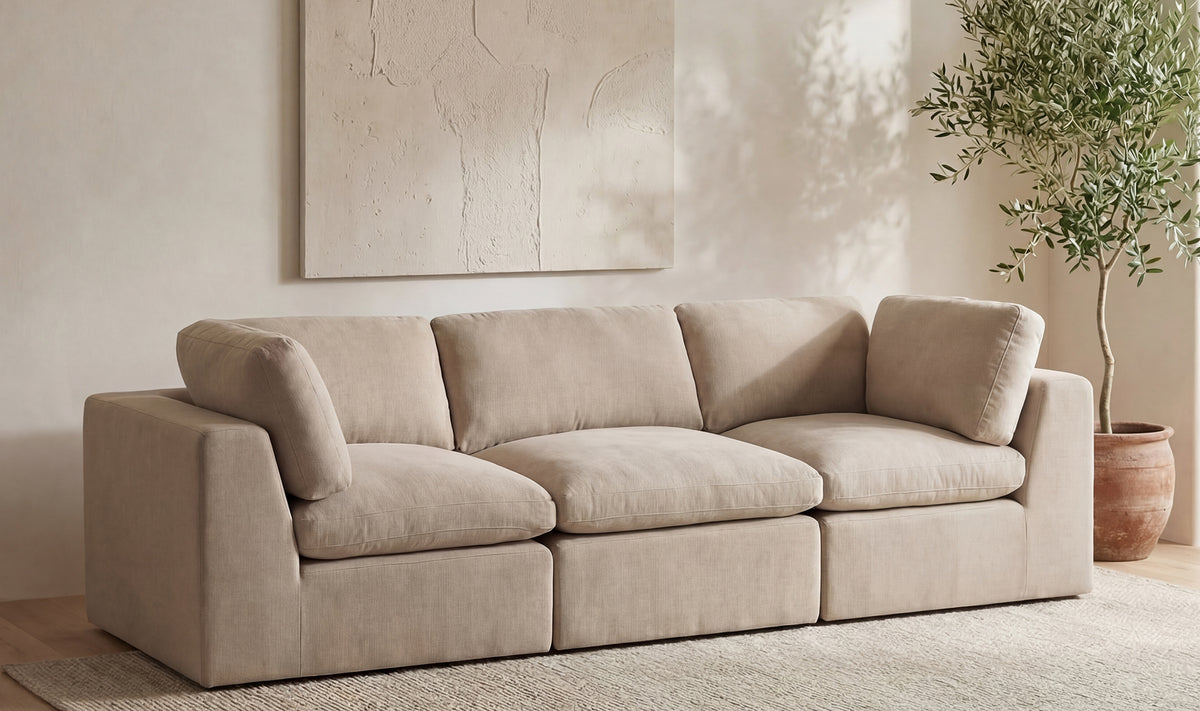 Cates Modular Sofa Pebble.