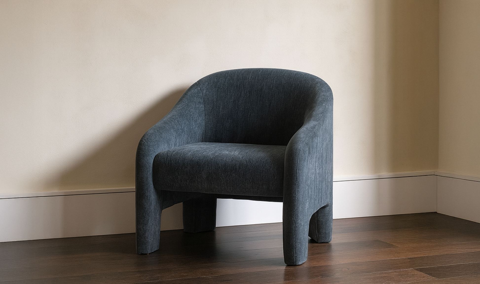 Tuva Accent Chair Slate Blue.