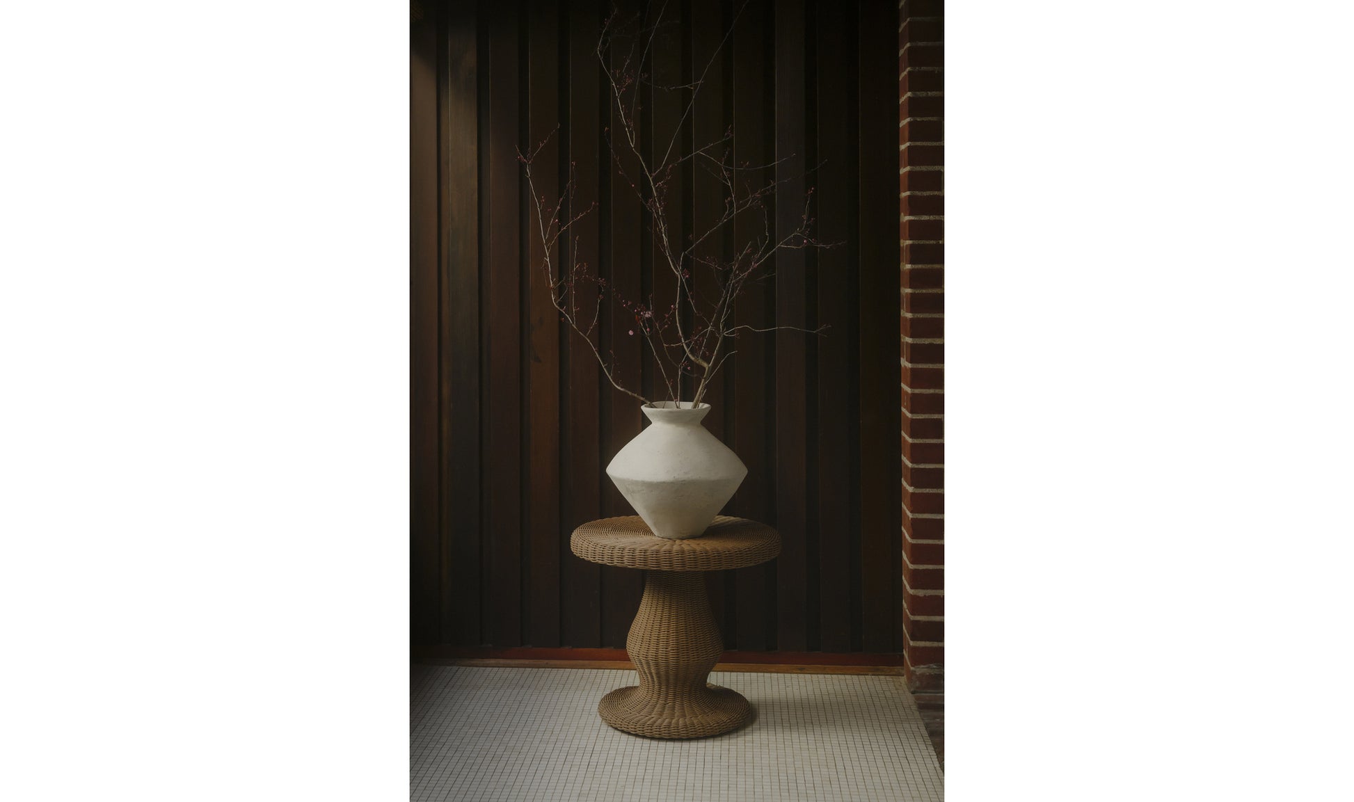 Emmeline Outdoor Side Table Natural.