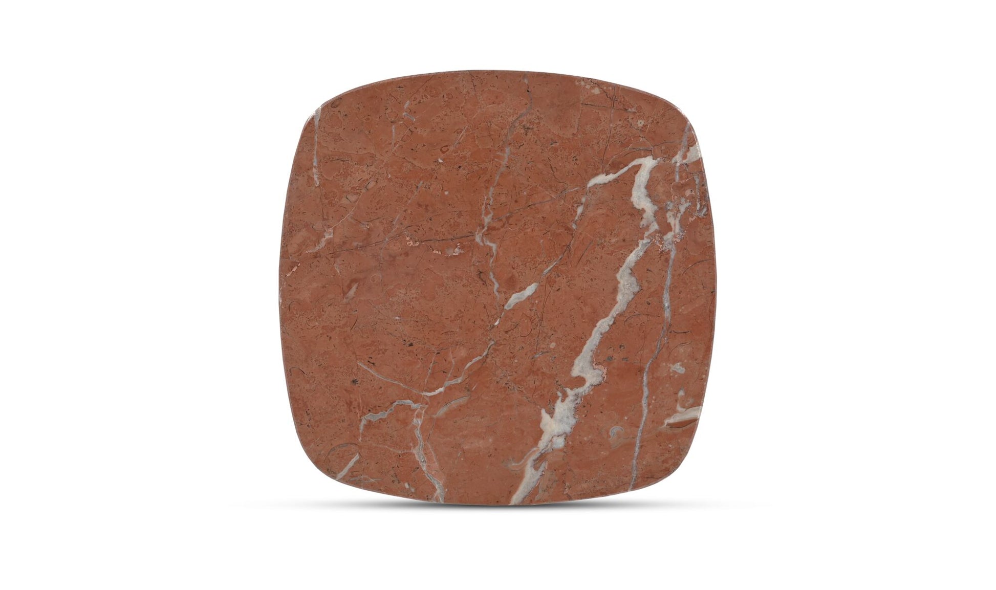 Caro Side Table Rosso Alicante Marble.