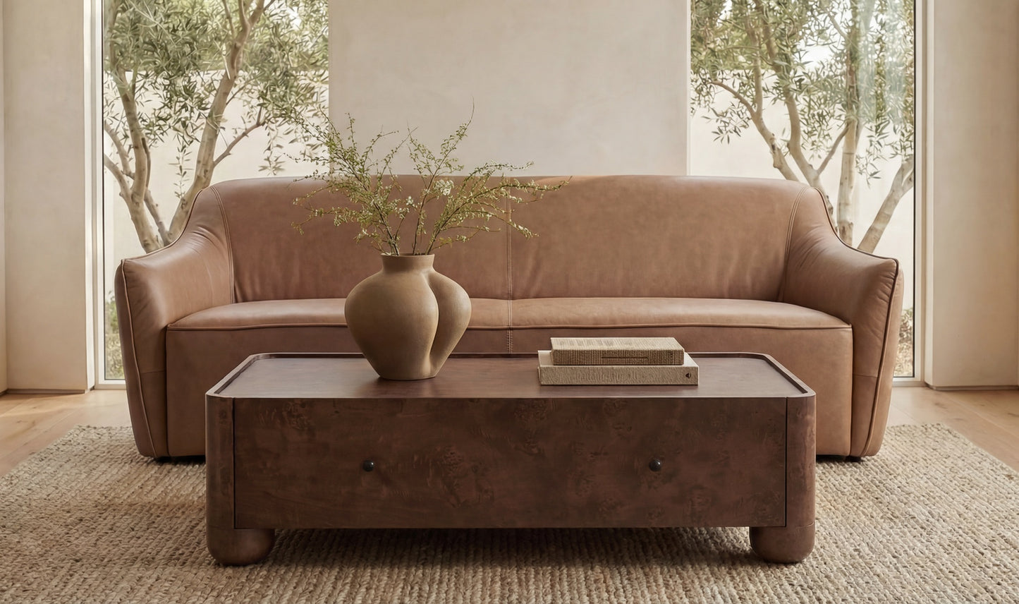Gibson Coffee Table Burl.