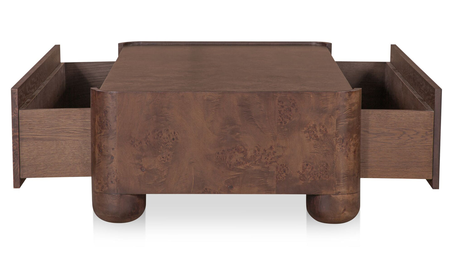 Gibson Coffee Table Burl.