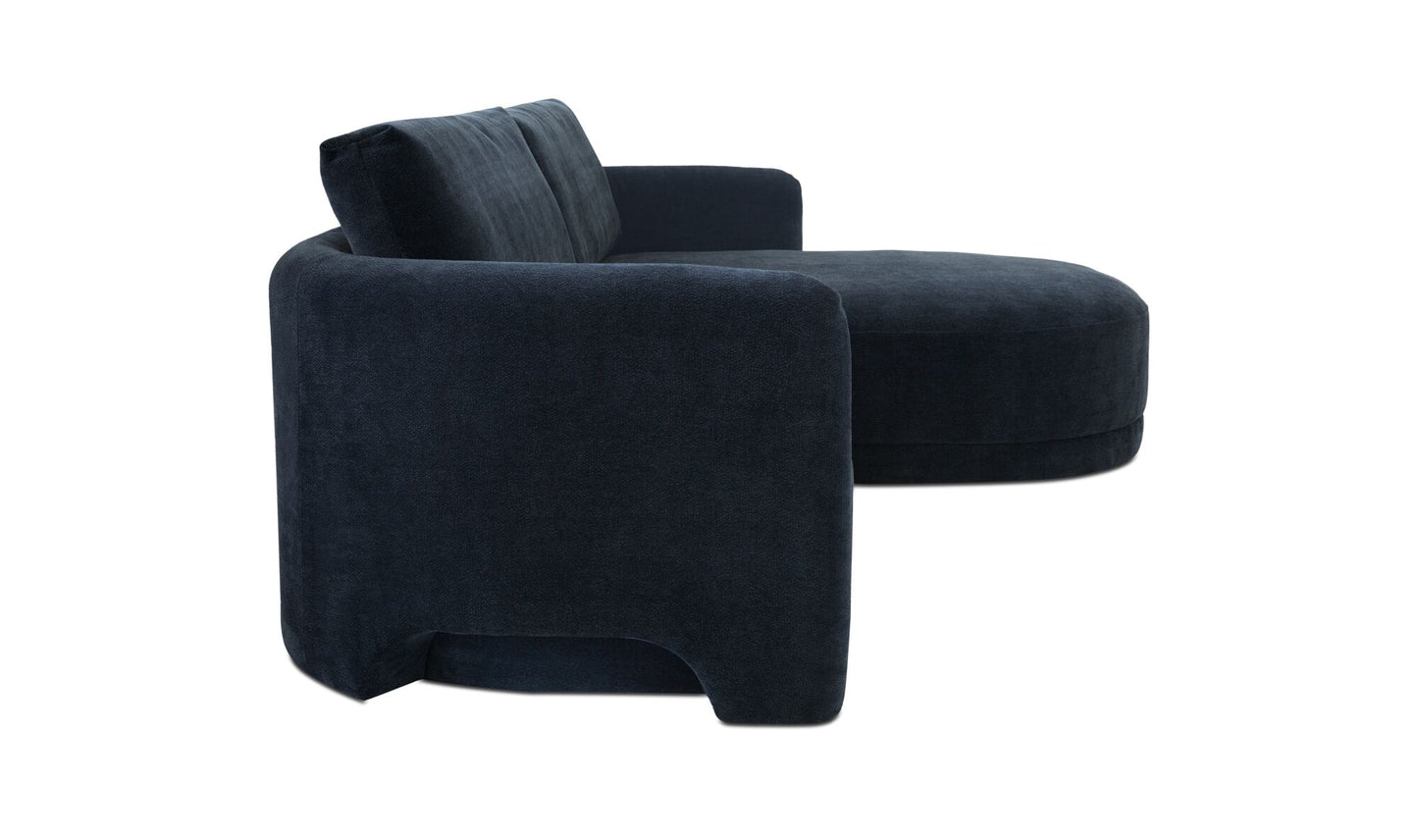 Emmy Sectional Dark Blue Right.