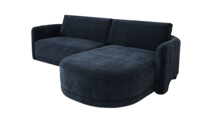 Emmy Sectional Dark Blue Right.