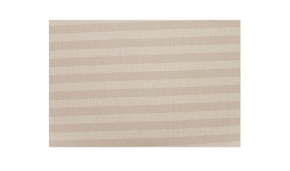 Heidi Storage Ottoman Beige Stripe.