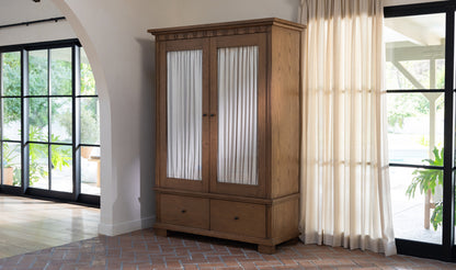 Lillian Tall Cabinet Brown.