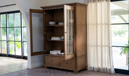 Lillian Tall Cabinet Brown.